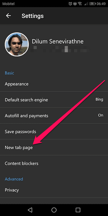 Microsoft Edge Remove Top Sites 12