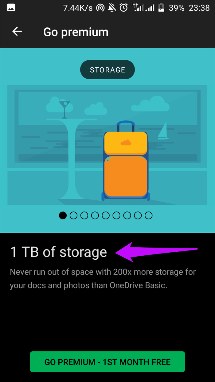 Microsoft onedrive premium plan