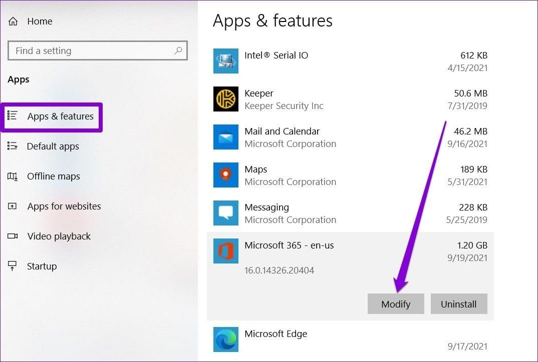 Modify Microsoft Office 365