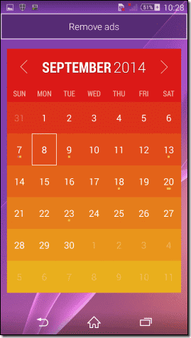 Month For Android 4