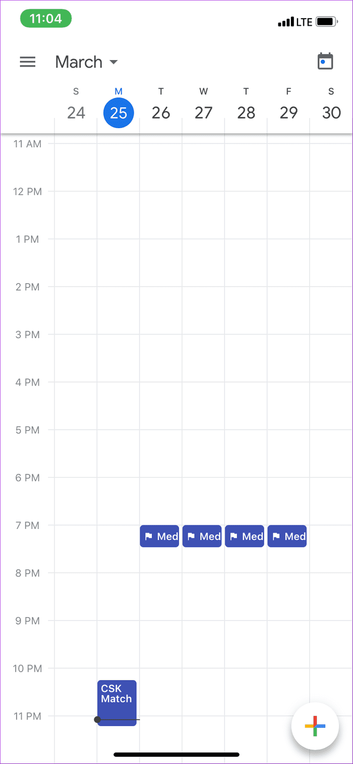 Monthly View