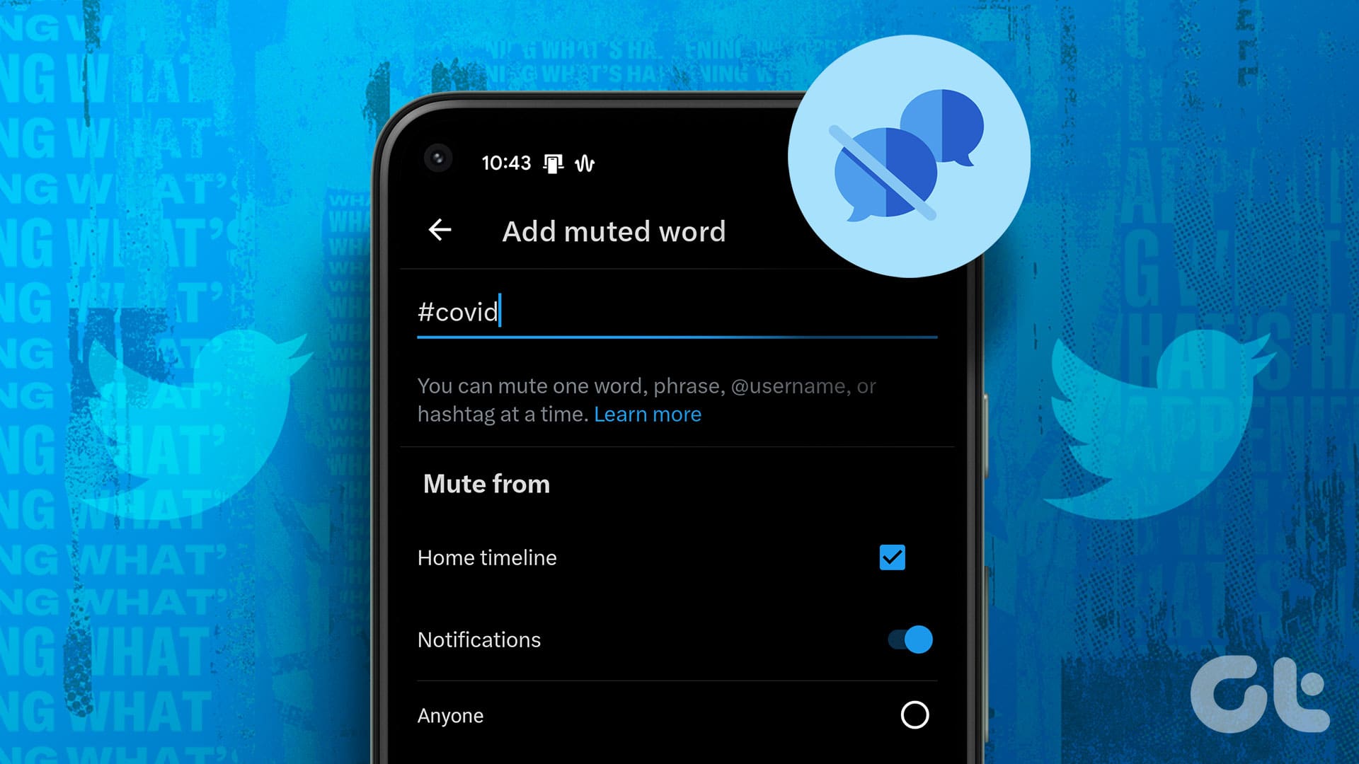 Mute Keywords and Hashtags on Twitter