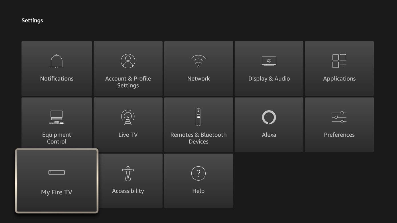My Fire TV Menu