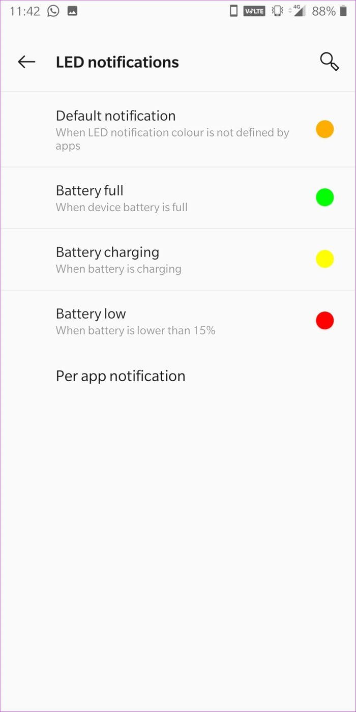 Notification Led