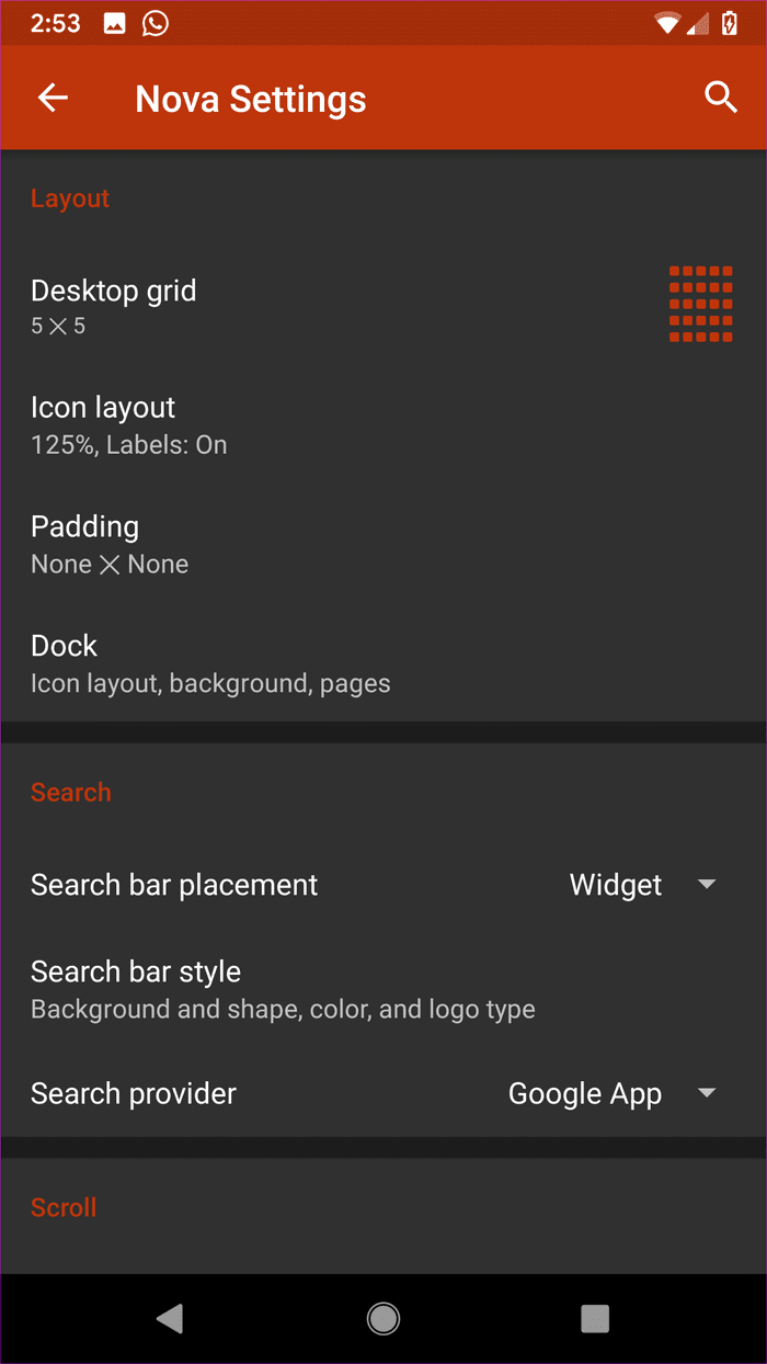 Nova Homescreen