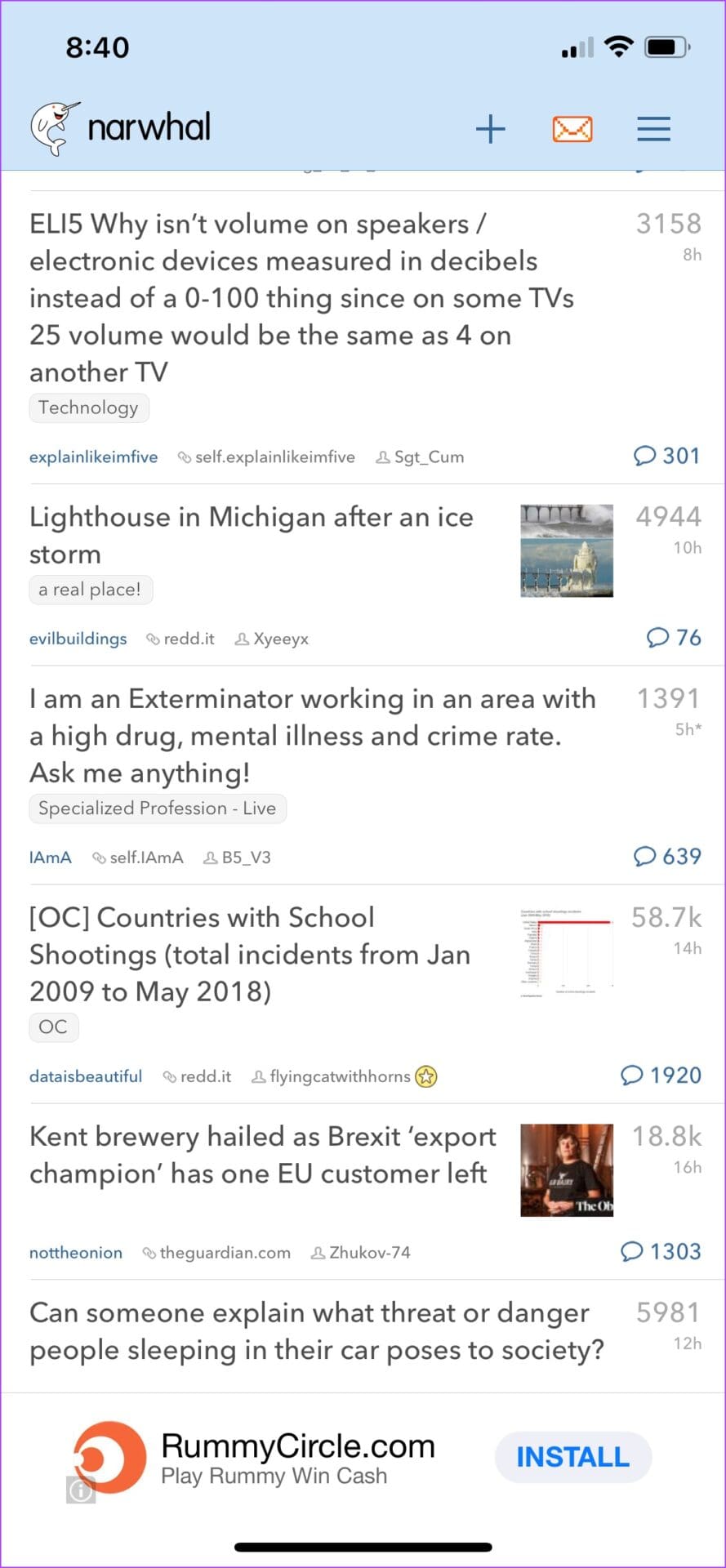 Narwhal Posts
