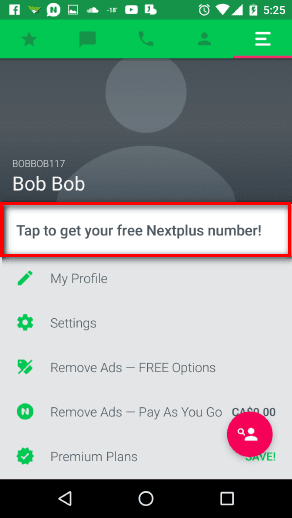 Nextplus Number