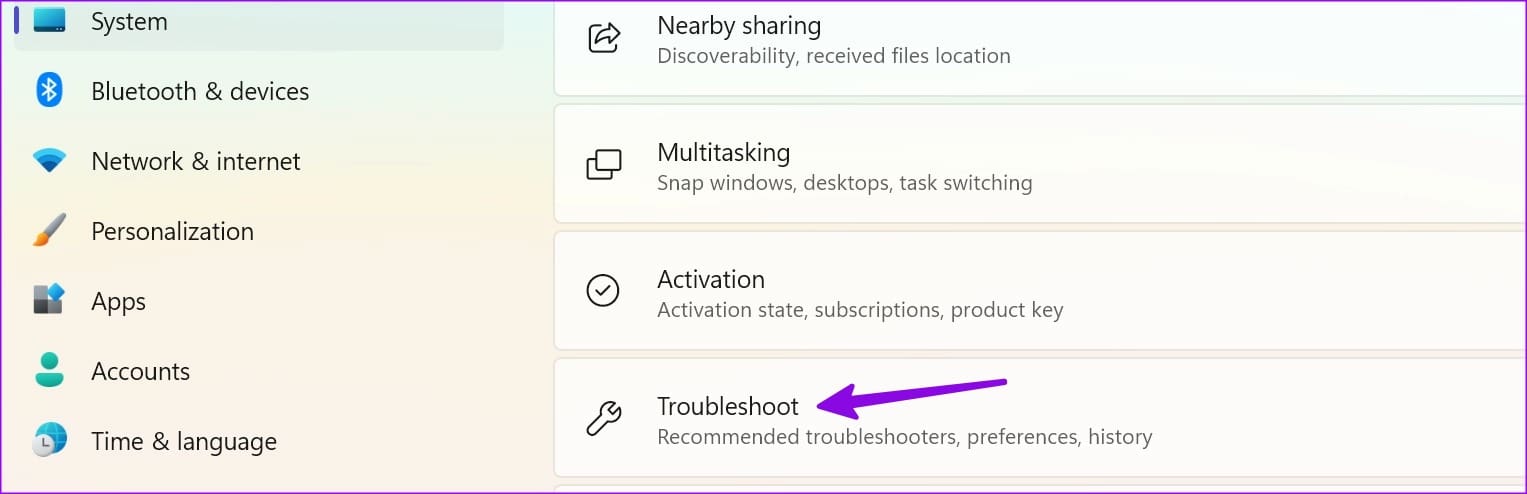 troubleshoot on Windows