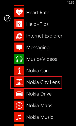 Nokia City Lens