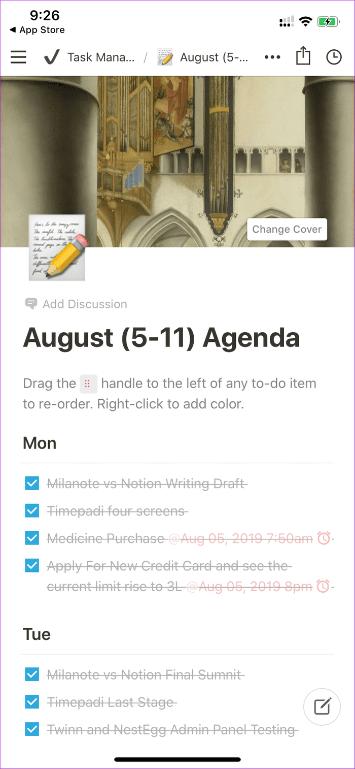 Notion Ui