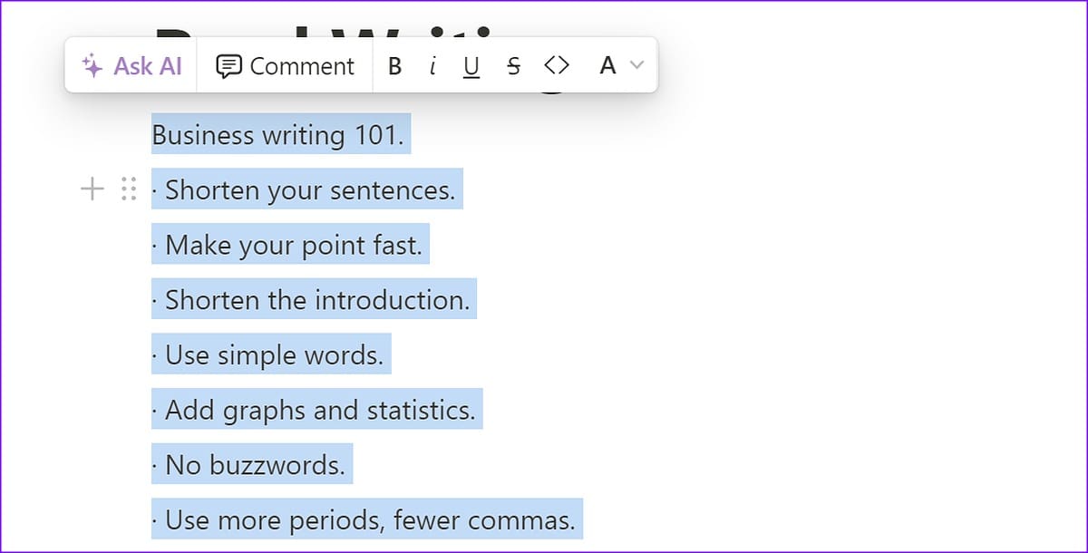 Use Notion AI