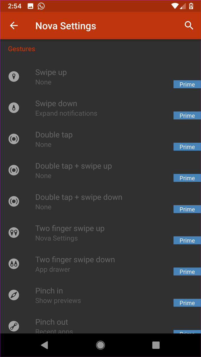 Nova Gestures