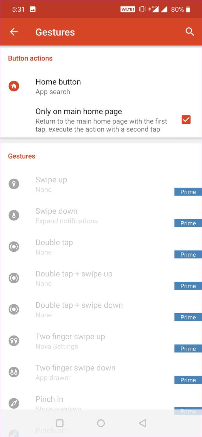 Nova Gestures