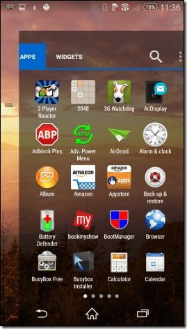 One Handed Operation On Android 4