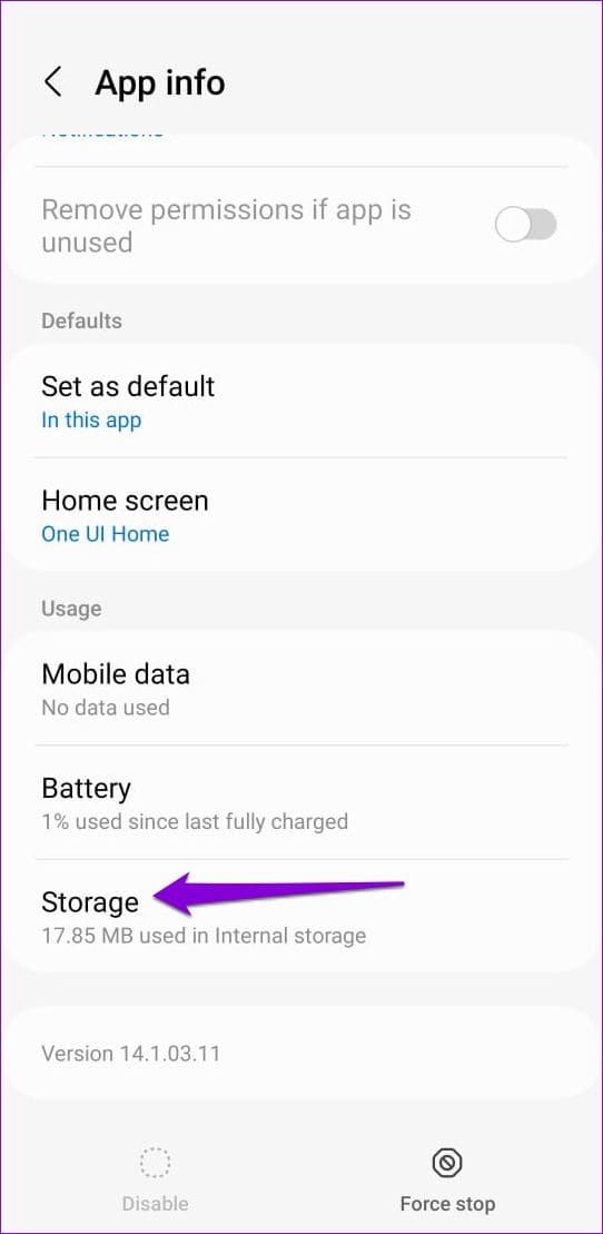 One UI Home App Info