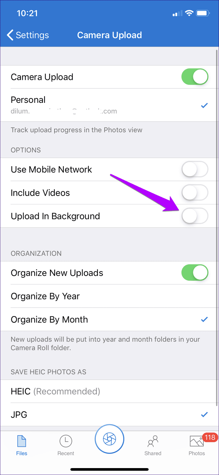 One Drive Camera Upload Iphone Not Working 14