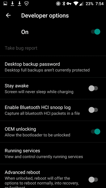 One Plus 3 Developer Mode 3