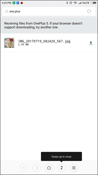 One Plus 5 File Dash 6