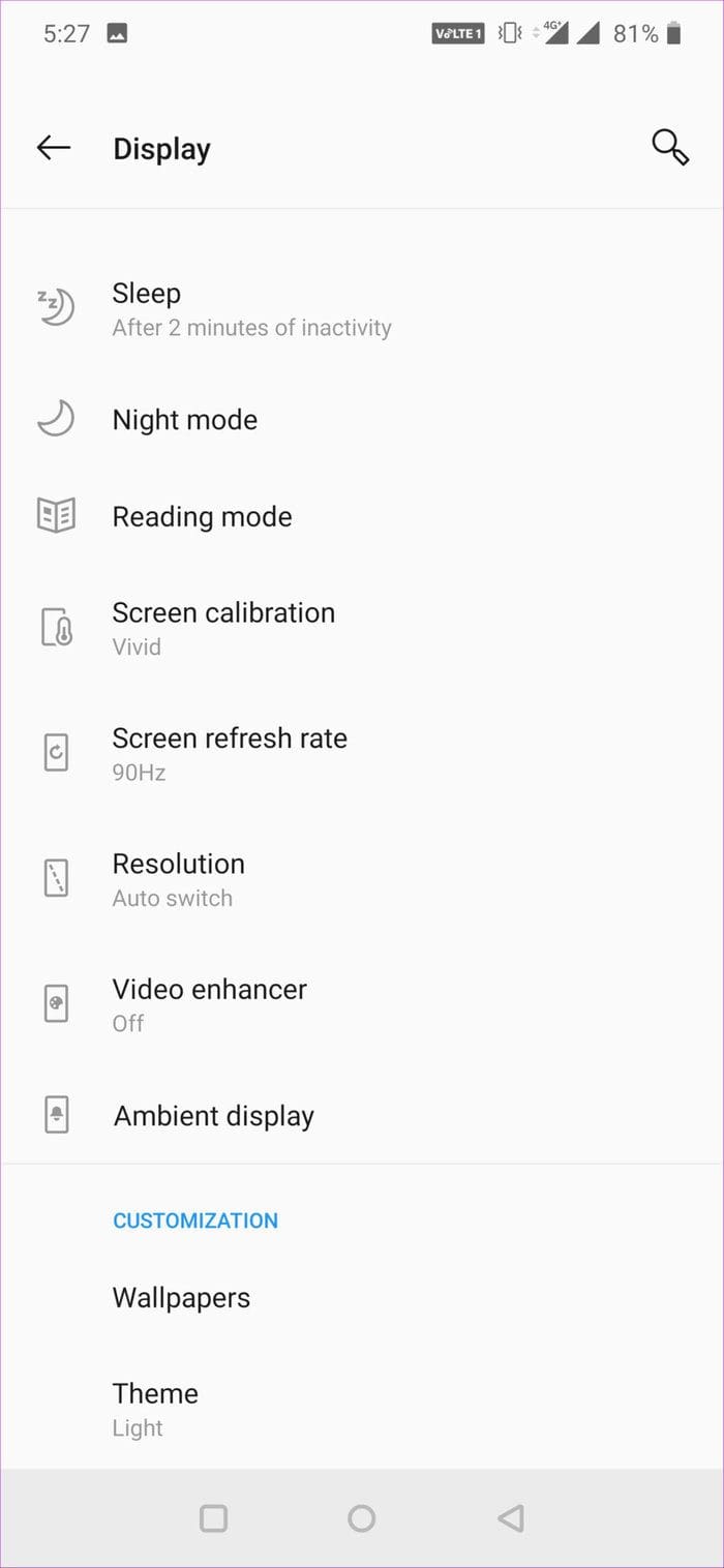 One Plus Display