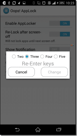Oops App Lock 3