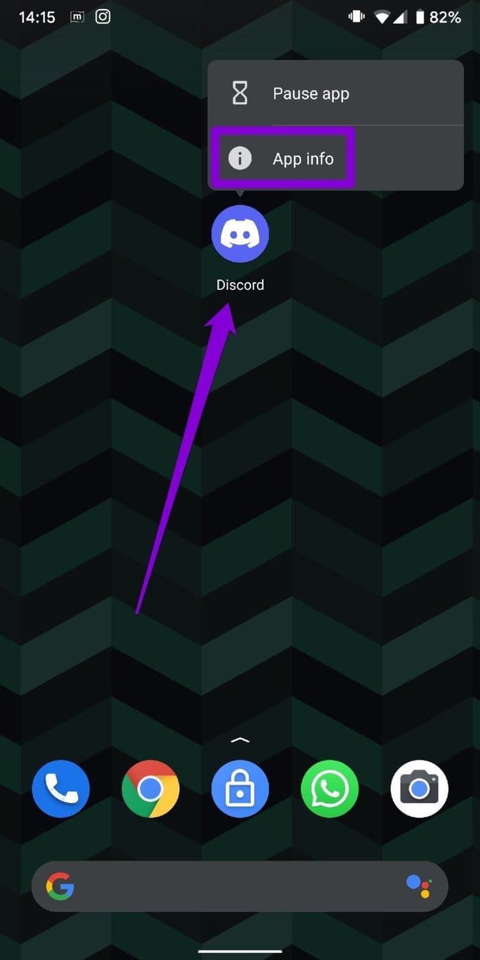 Open Discord App Info