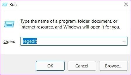 Open Registry Editor