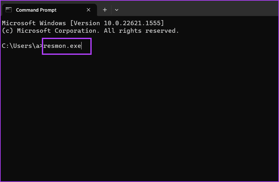 Terminal app window