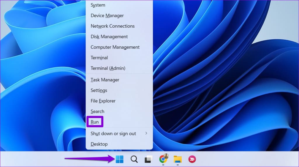 Open Run Command
