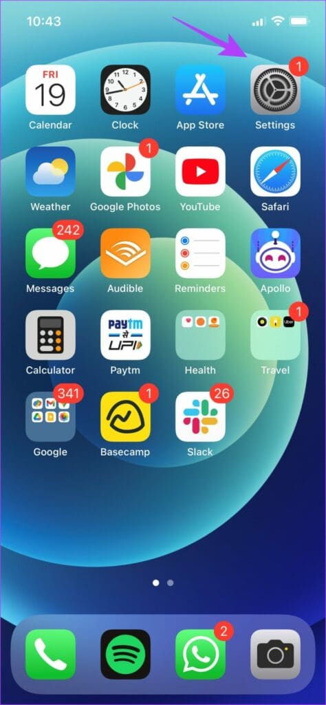 Open Settings