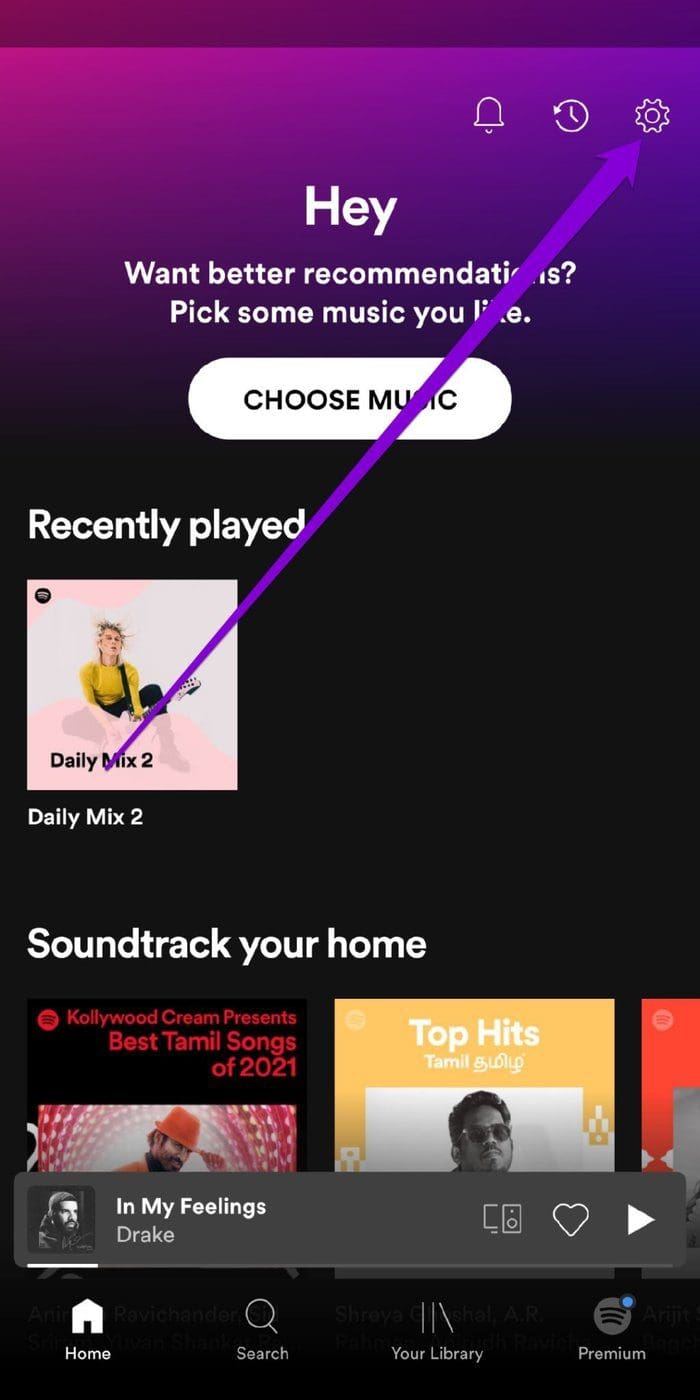 Open Spotify Settings