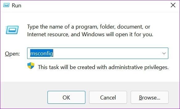 Open System Configuration on Windows