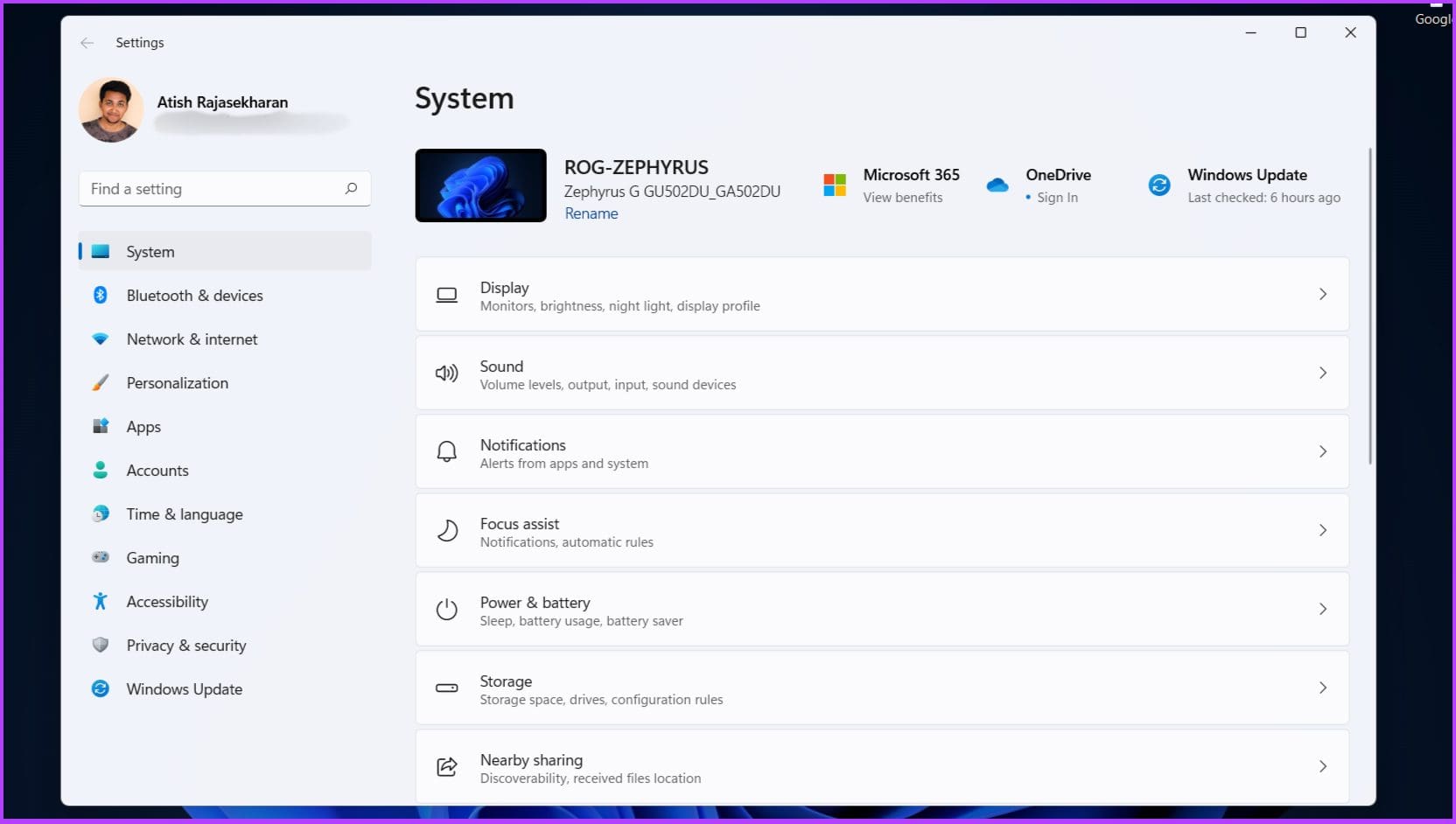 Open Settings app for opening Windows Task Manager