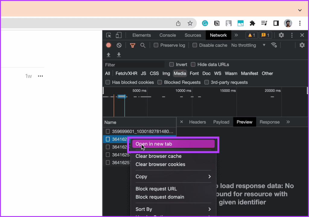 Open Threads Media in new Tab