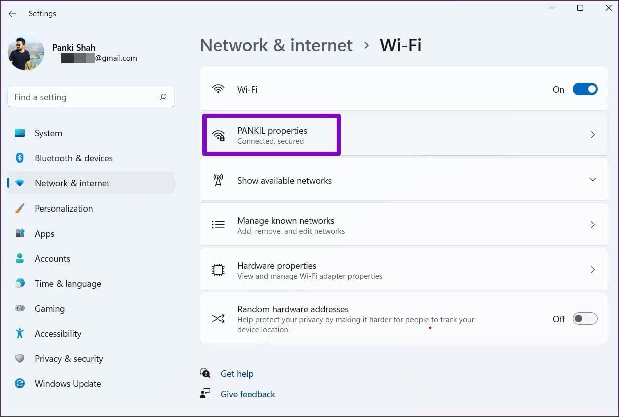 Open Wi Fi Properties