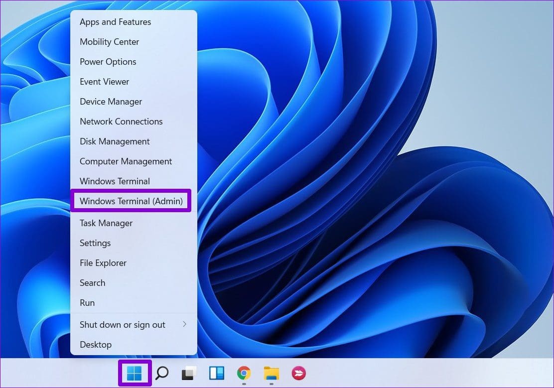 Open Windows Terminal (Admin)