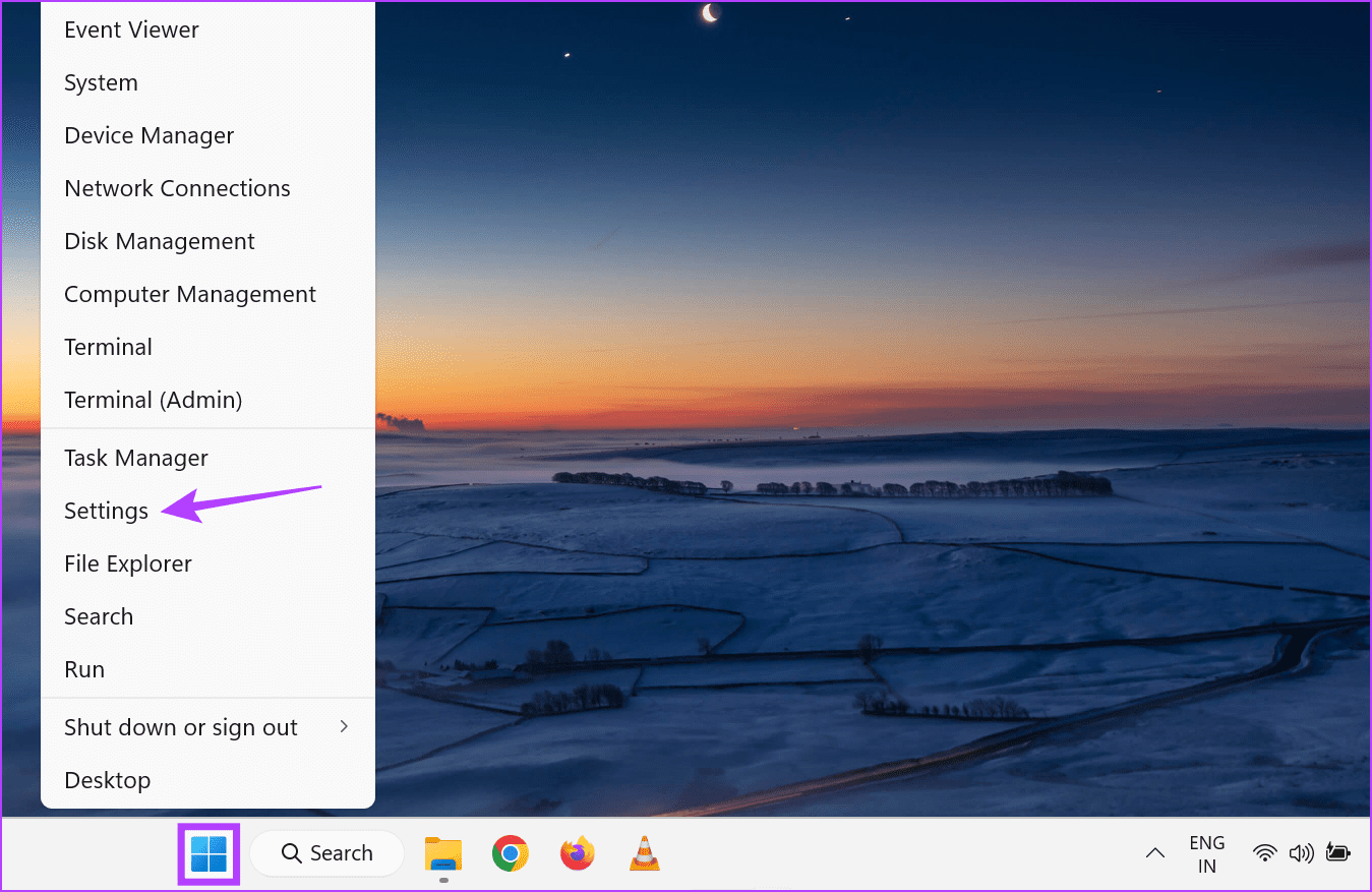 Open Windows settings