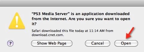 Open Dialogue Box