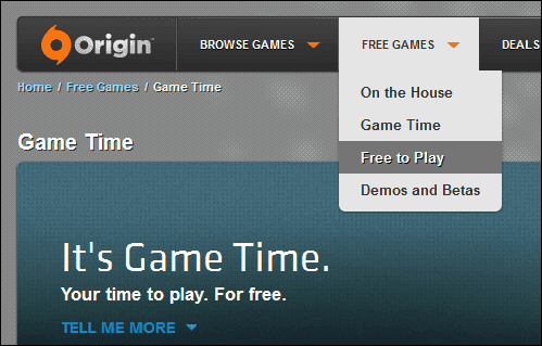 Origin Free Games Free To Play