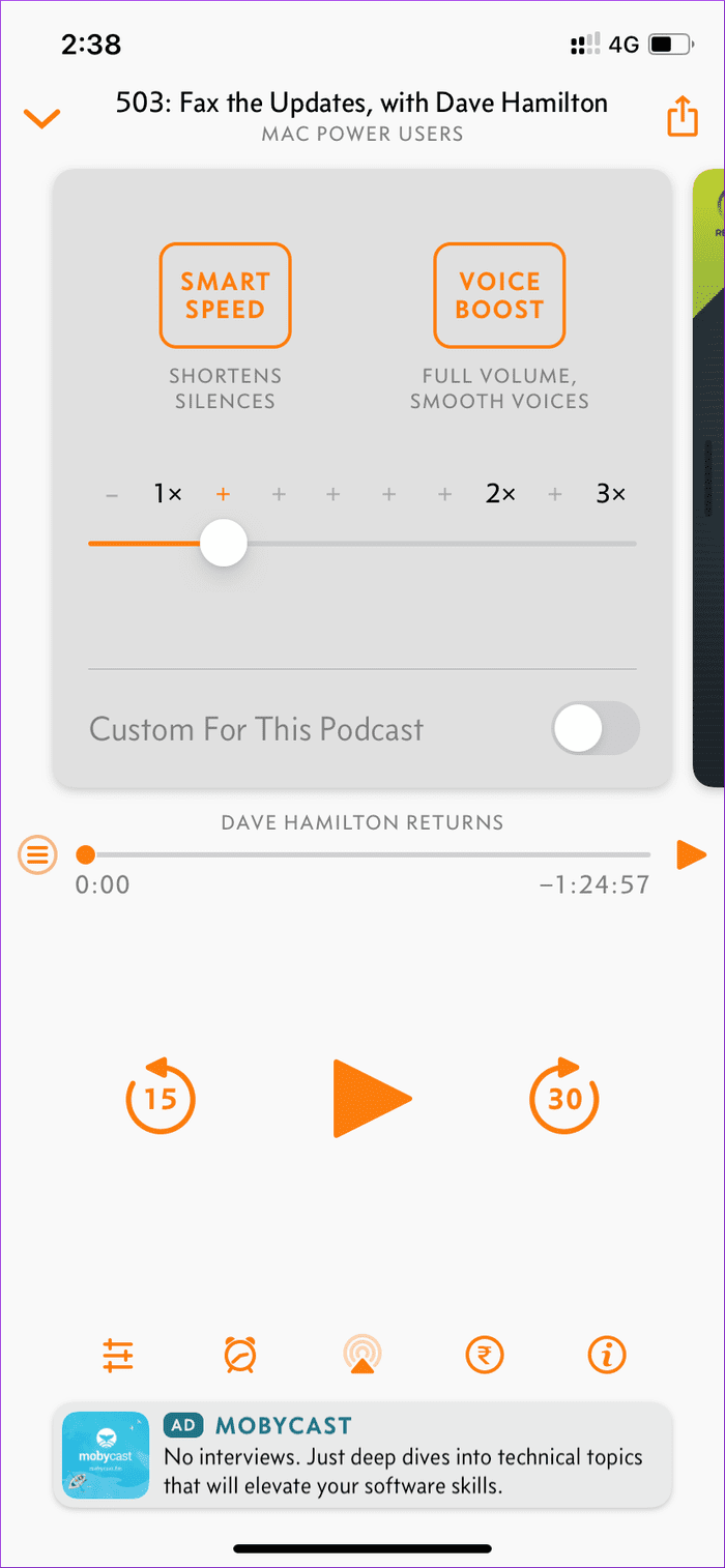 Overcast Listen
