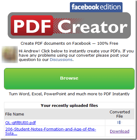 Pdf Creator Browse