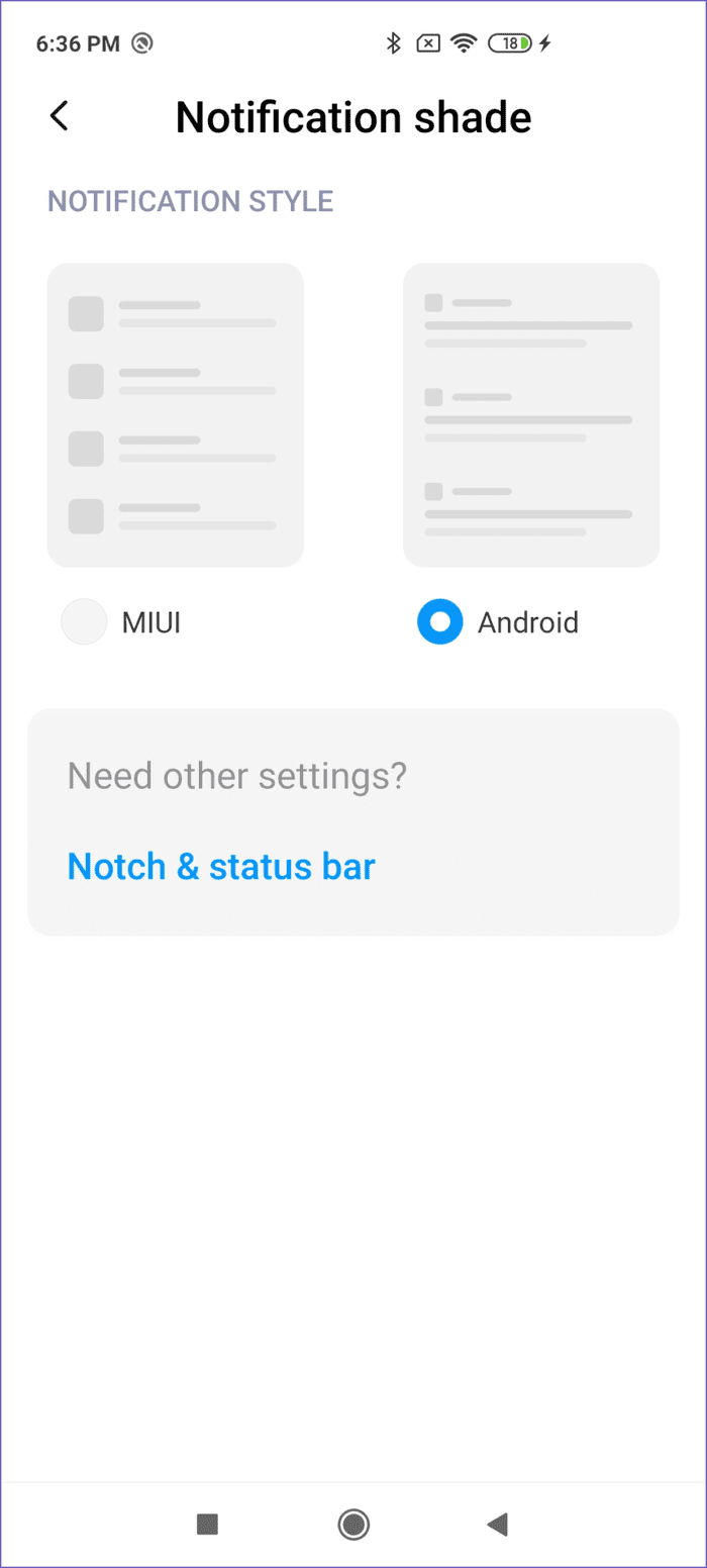 POCO X2 Notification Style 2