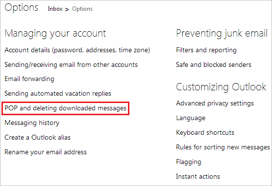 Pop Delete Downloaded Messages