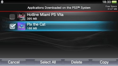 Ps Vita Copy Game