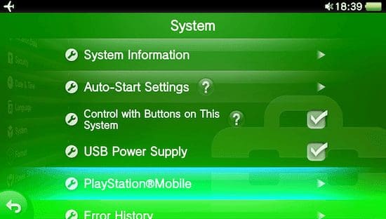 Ps Vita Unity Psm Menu