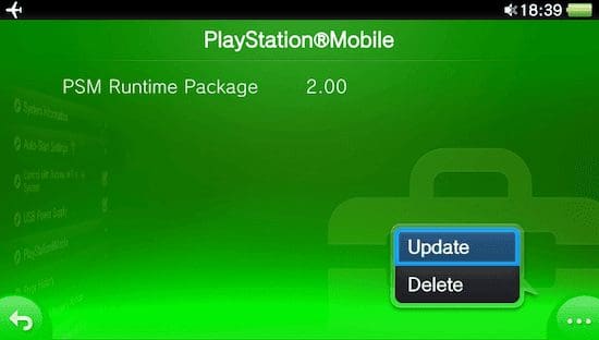 Ps Vita Unity Psm Update