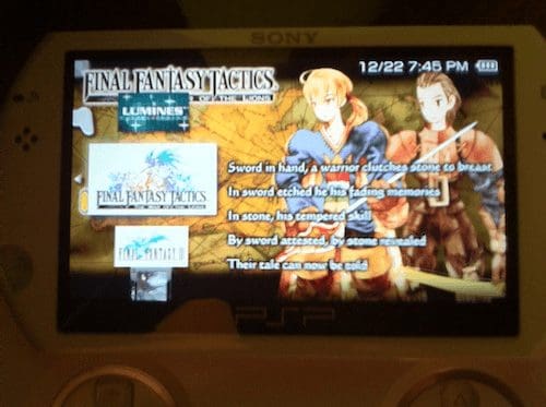 Psp Game On Psp