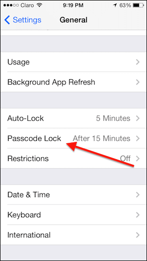 Passcode Lock Time 2