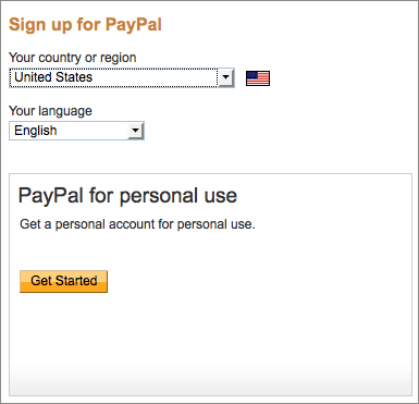 Paypal Region