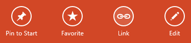 People App Context Menu