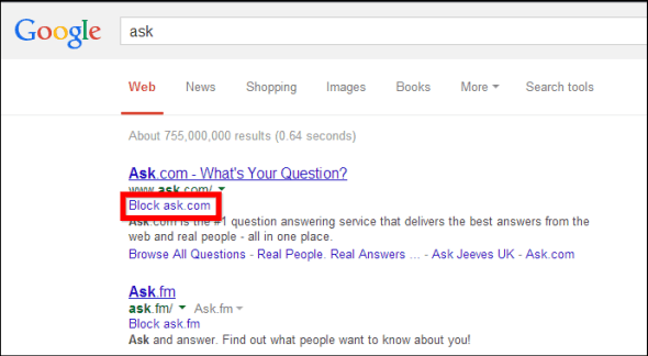 Personal Blocklist